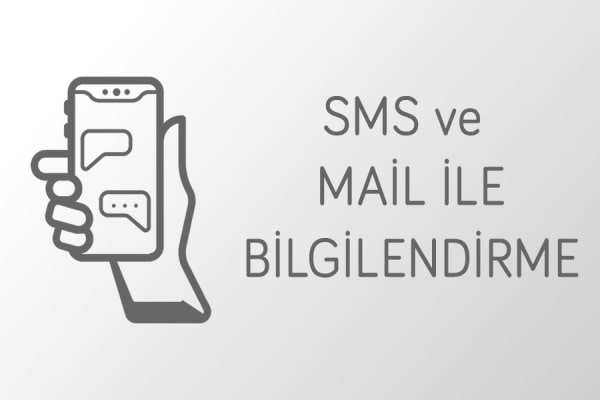 SMS ve Mail Bilgilendirme - Eskişehir Çiçekçi