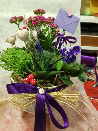 Canlı çiçek arajman 