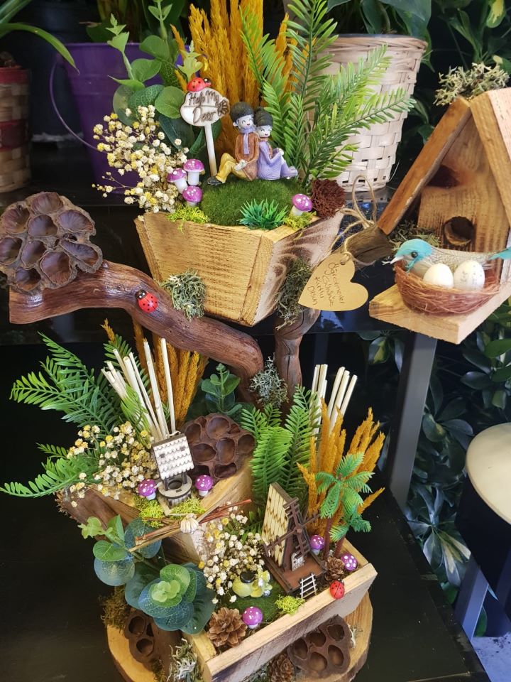 Eskişehir Çiçek- Ahşap Terrarium