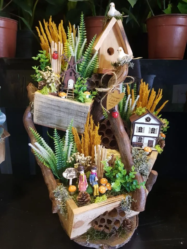 Eskişehir Çiçek- ahşap terrarium