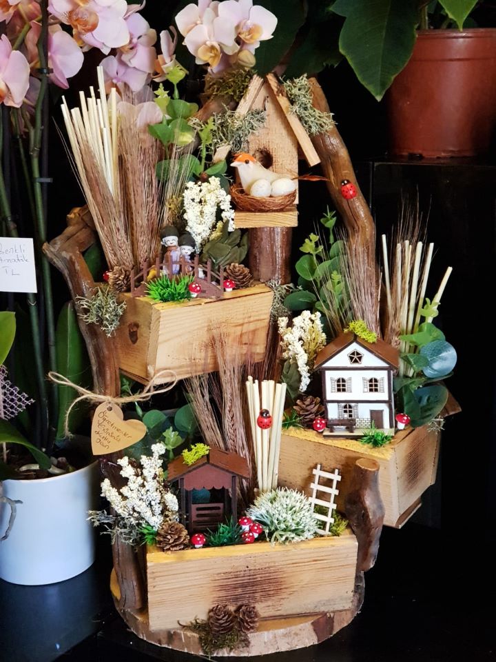Eskişehir Çiçek- ahşap terrarium