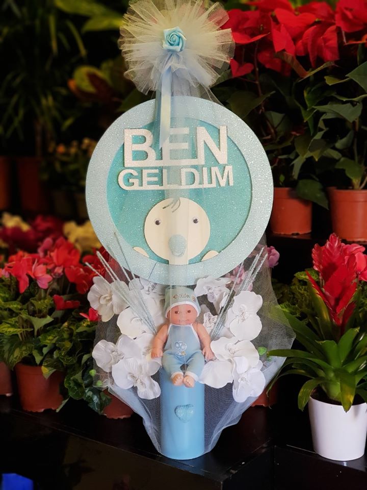 Eskişehir Çiçek- erkek bebekli