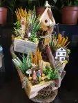 Çiçekçi - Ahşap Terrarium - 2