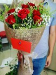 Çiçekçi - Kırmızı Gül Buketi