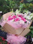 Çiçekçi - Rengarenk demet özel 